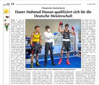 Der Boxclub Preetz zum sportlichen Einsatz bei den nationalen Vergleichskämpfen in Kiel im 