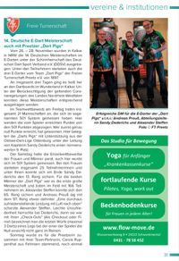 E-Darter „Dart-Pigs“ zum Einsatz bei den 14. Deutschen Meisterschaften im „Stadtmagazin Preetz“ auf Seite 31 erwähnt.